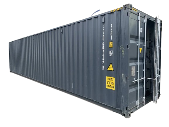 40 Fuß High Cube Container mit Reifenregal – IICL Standard
