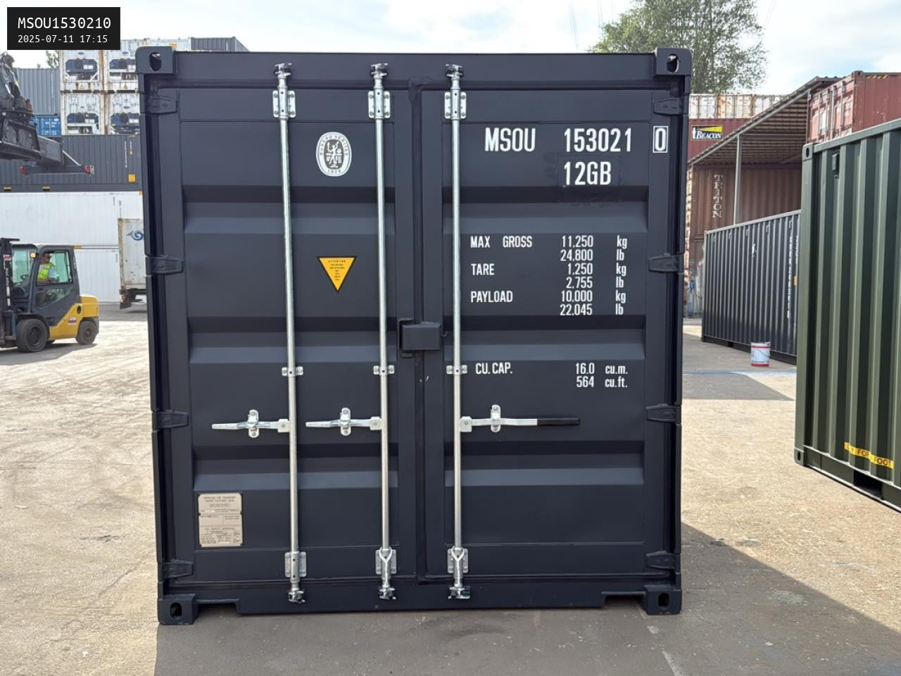 10 Fuß Lagercontainer NEU Selfstorage Baucontainer RAL 7021