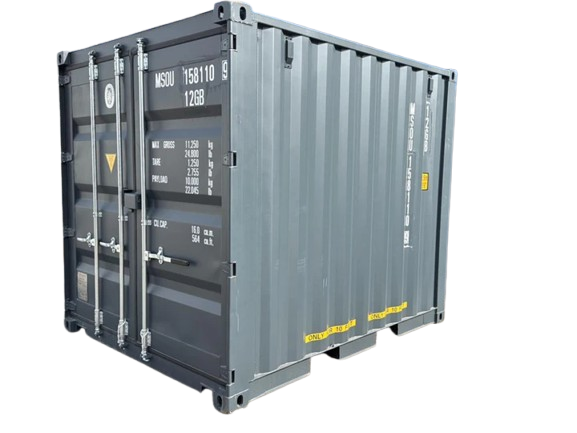 10 Fuß Lagercontainer – IICL Standard (RAL 7016 / Weiß)