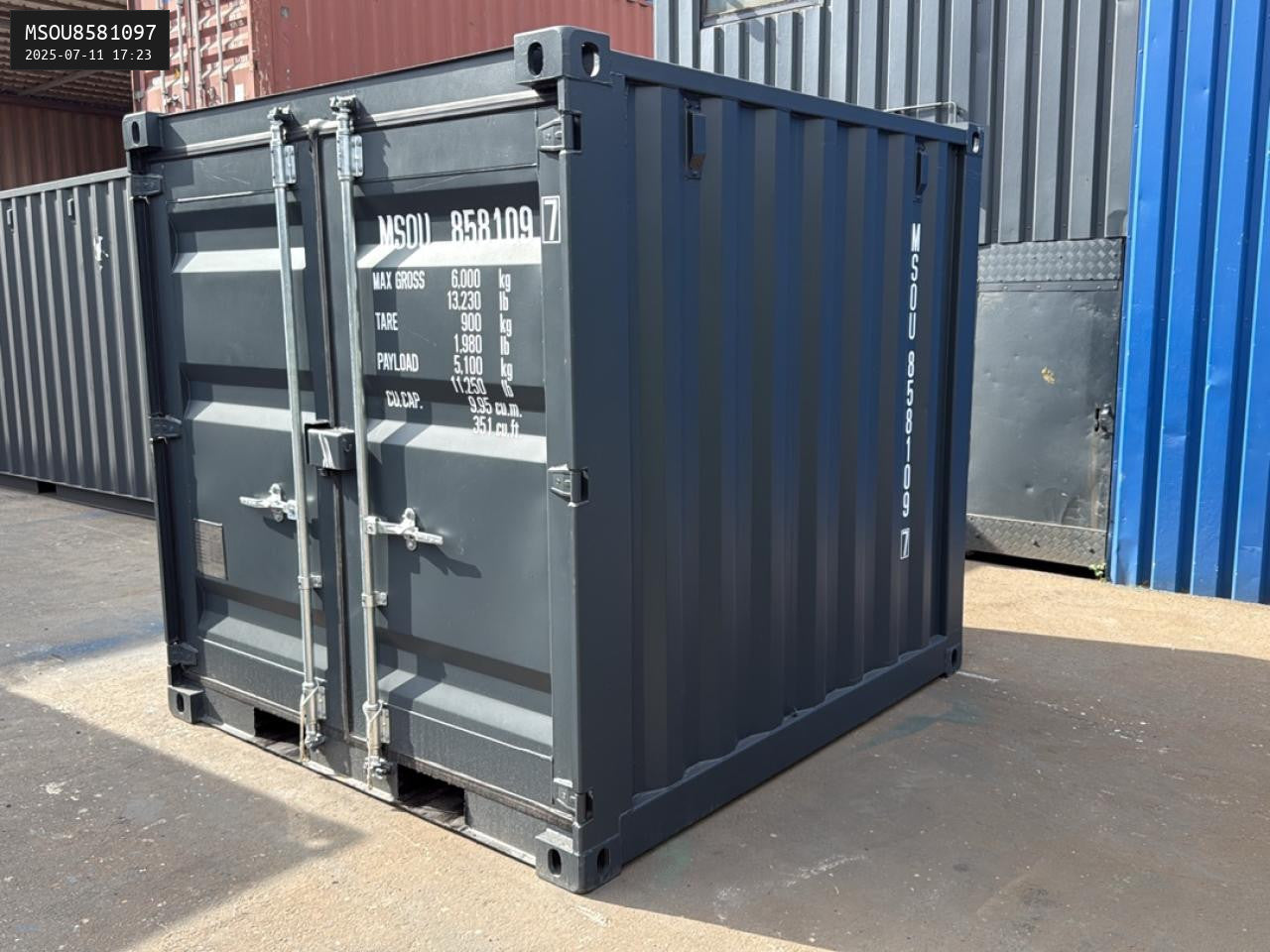 8 Fuß Lagercontainer NEU Seecontainer Selfstorage Baucontainer