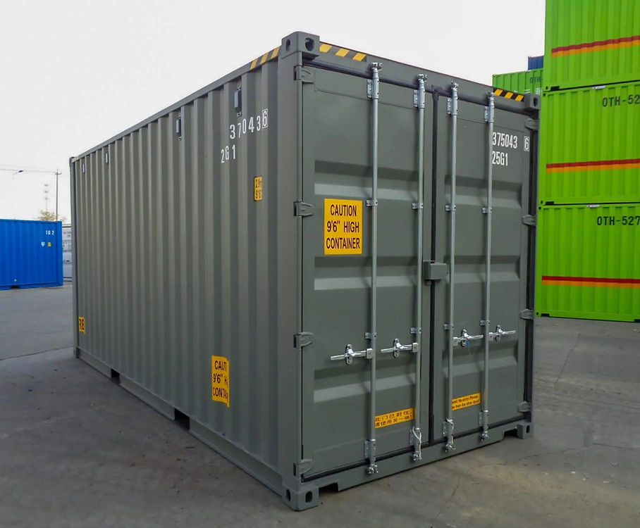 20 Fuß High Cube Doppeltür-Versandcontainer – IICL-Standard