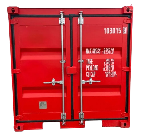 8 Fuß Seecontainer – IICL Standard (rot)